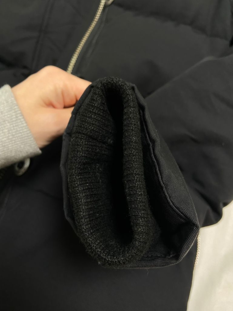 무스너클 쓰리쿼터 패딩 블랙--5