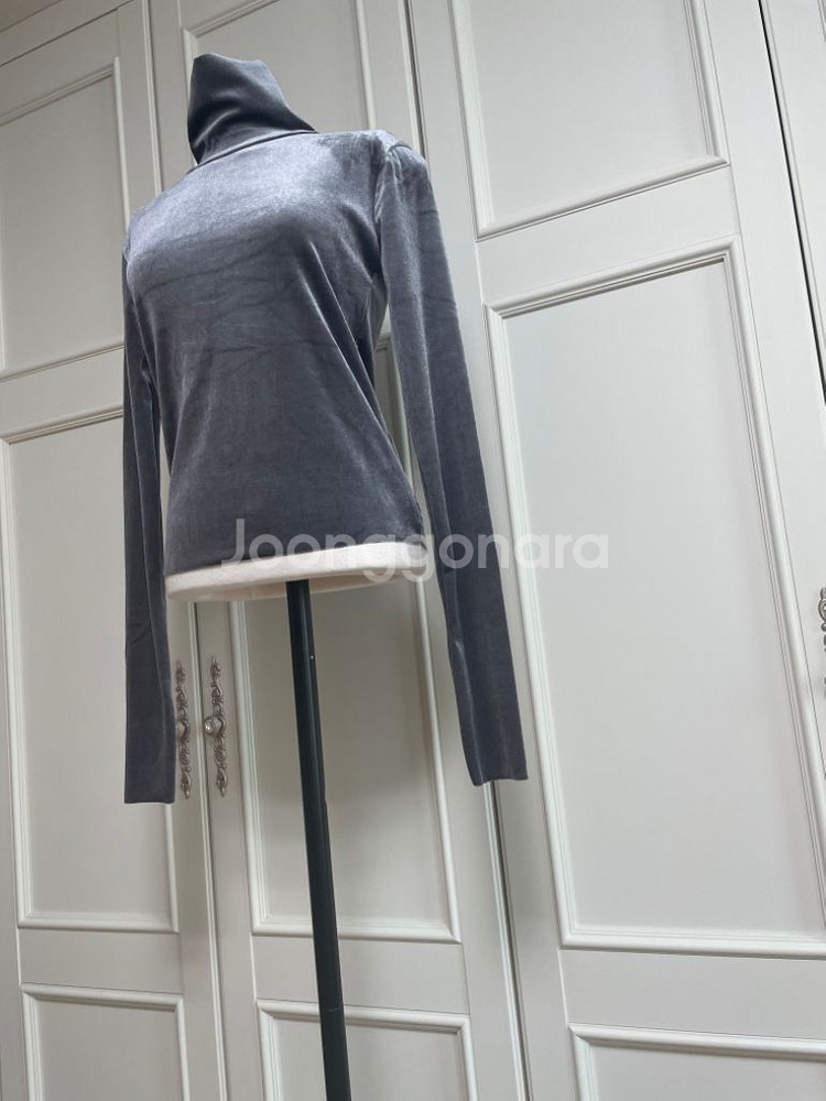 어깨패드 벨벳 폴라티(새상품)이너티.반목폴라--9