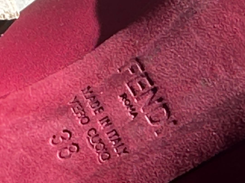 펜디 레드 하이힐 240--7