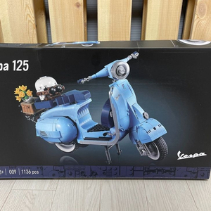 레고 호환 베스파 Vespa 125 스쿠터 하늘색 새상