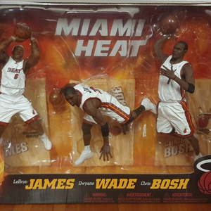 NBA피규어 MIAMI HEAT 챔피언십 팩 (르브론,