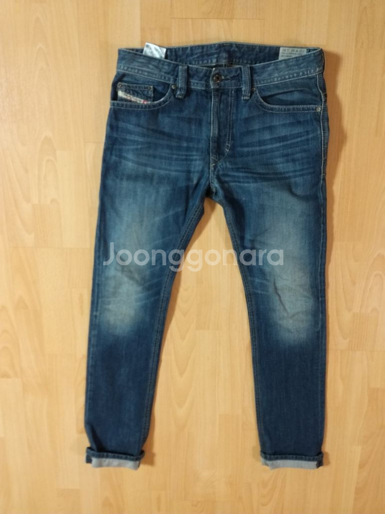 남성 디젤 THAVAR 데님 일자청바지 (31)--7