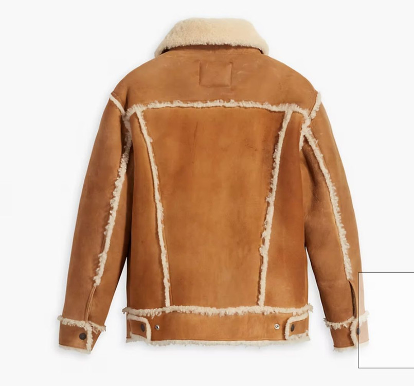 리바이스 리얼 무스탕 양가죽 양털 무톤자켓 M 100 이미지