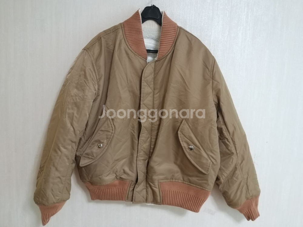 명품 버버리 여성 양면 빅로고 블루종 패딩점퍼(새상품)--2