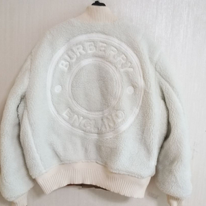 명품 버버리 여성 양면 빅로고 블루종 패딩점퍼(새상품)