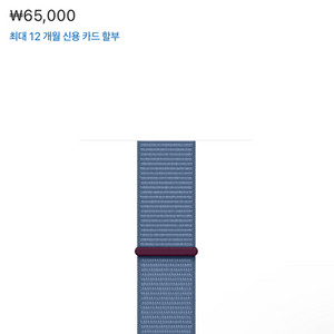 [미개봉 새상품] 애플워치 스트랩 41mm 윈터 블루
