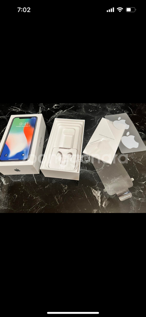 아이폰10실버64GB 공박스--1