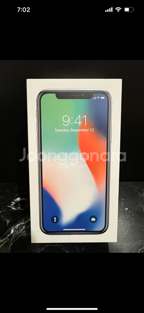 아이폰10실버64GB 공박스--0