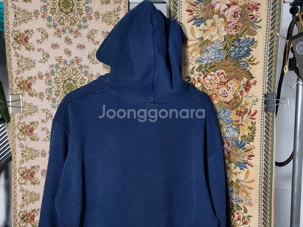 M 챔피온 루즈핏 기모 후드티--5