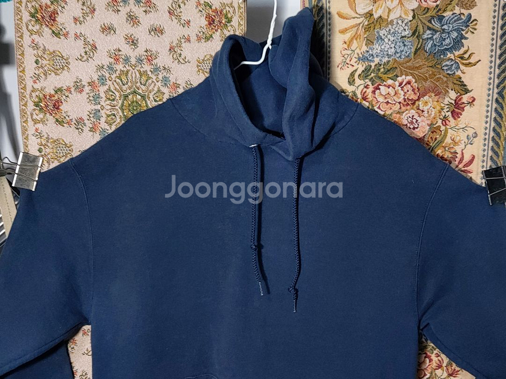 M 챔피온 루즈핏 기모 후드티--3