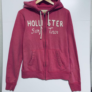 홀리스터 HOLLISTER 후드집업 핑크 M