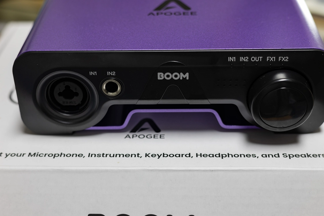 1시간 정도 사용한 아포지 붐 apogee boom 이미지