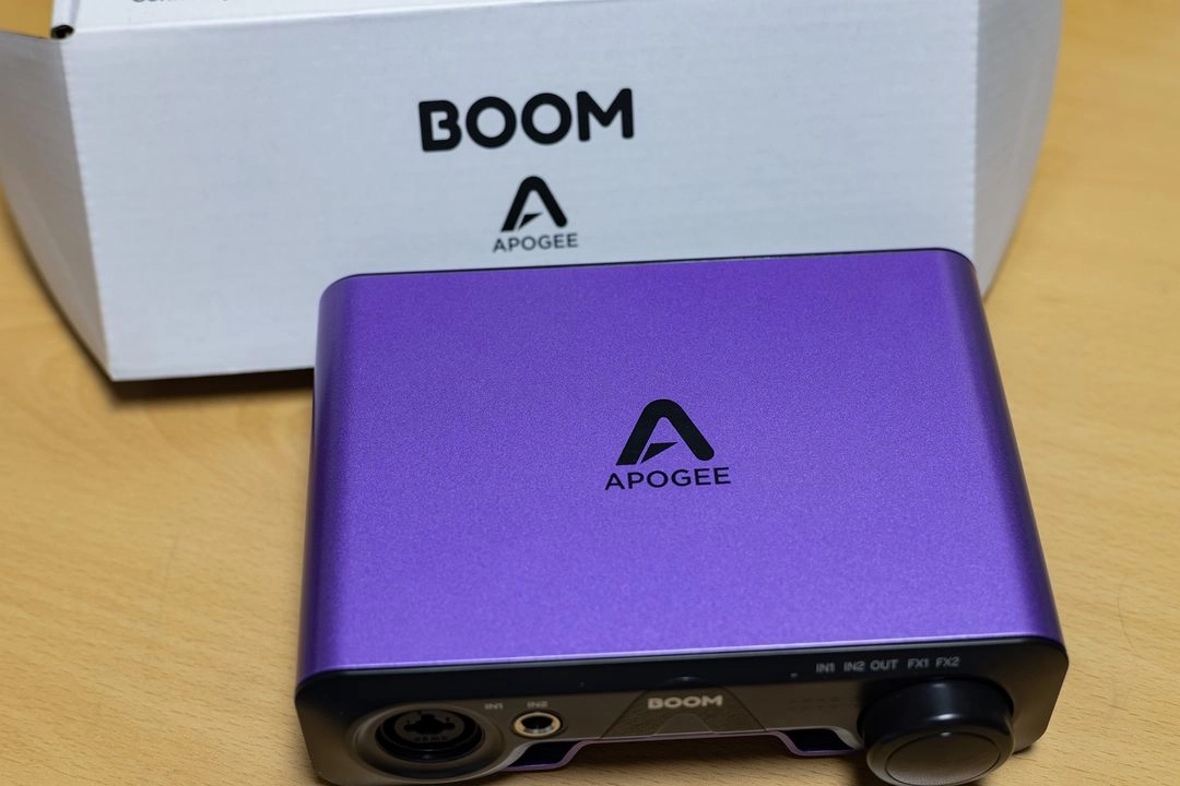 1시간 정도 사용한 아포지 붐 apogee boom 이미지