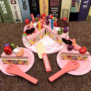 새상품)생일 케이크 어린이 우드 장난감 생일선물