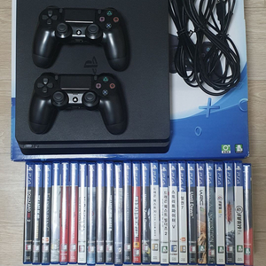 PS4 SLIM 2TB + 게임 25종 일괄판매