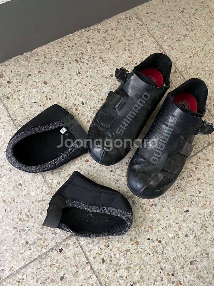 시마노 클릿 슈즈 방한슈즈 커버 클릿페달--0