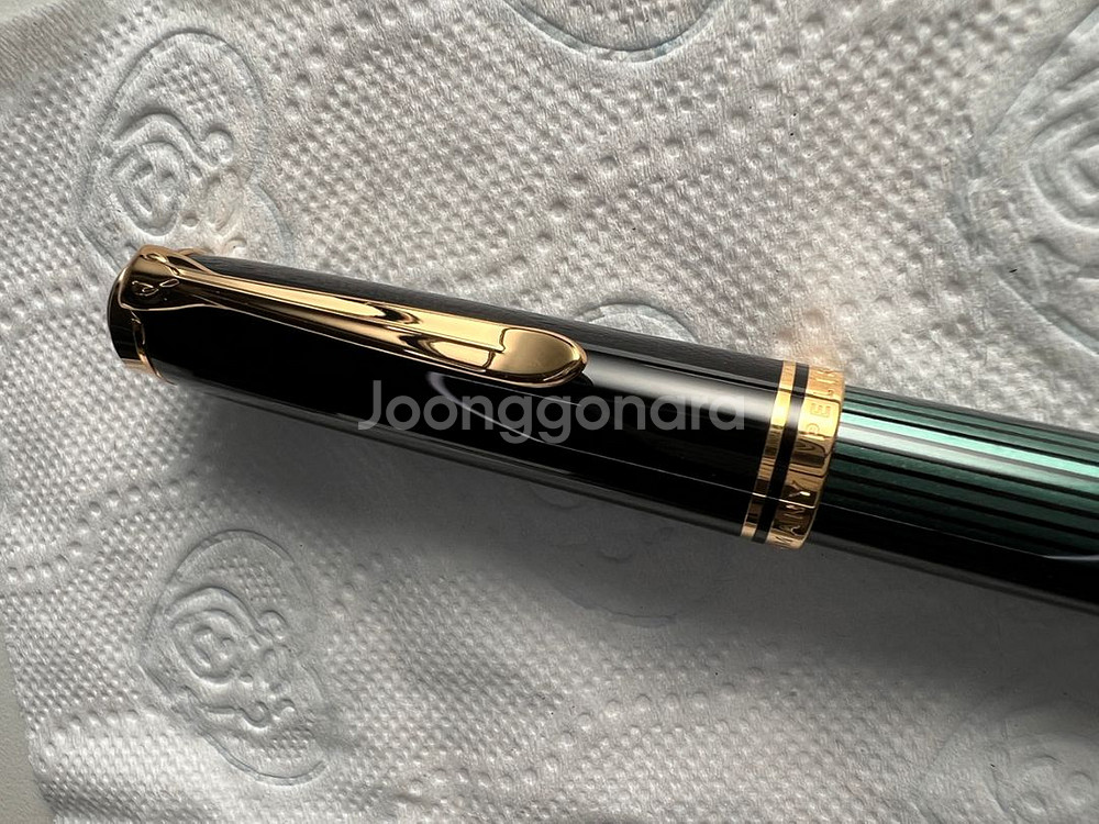 만년필 펠리칸 M800 그린스트라이프 18k--7