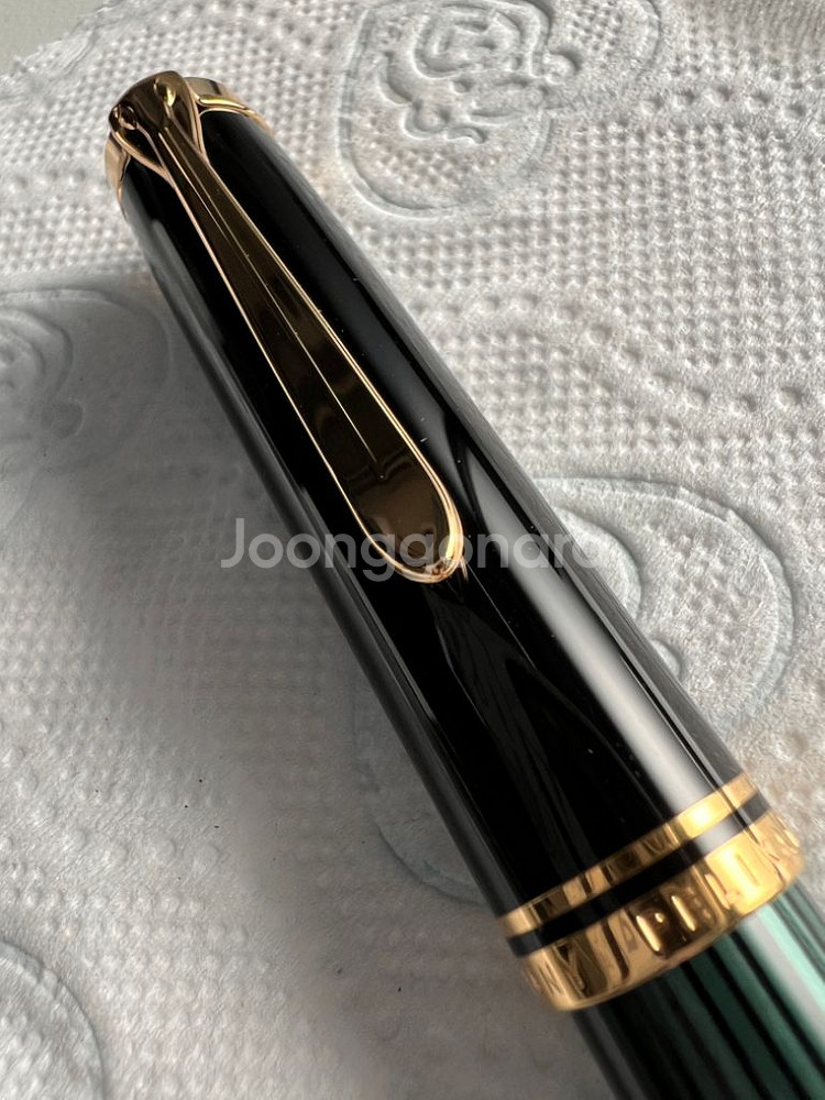 만년필 펠리칸 M800 그린스트라이프 18k--9