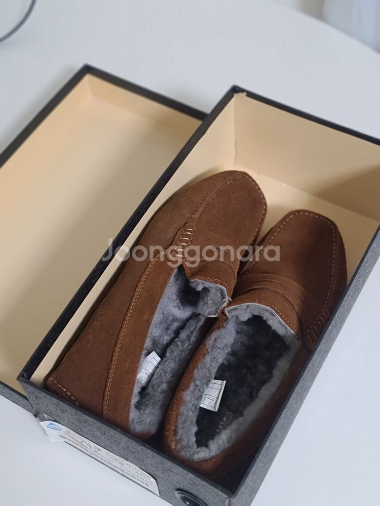 따뜻한 어그 남자 단화 로퍼 팔아요 ( 260-265)--3