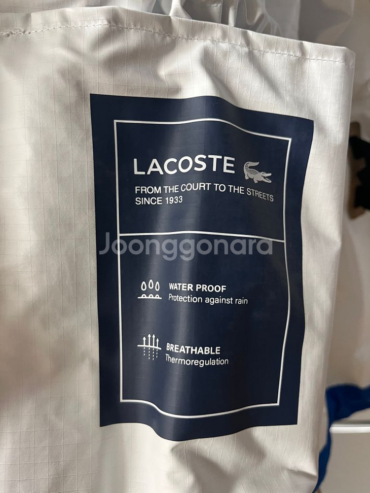 라코스테 바람막이 점퍼--7