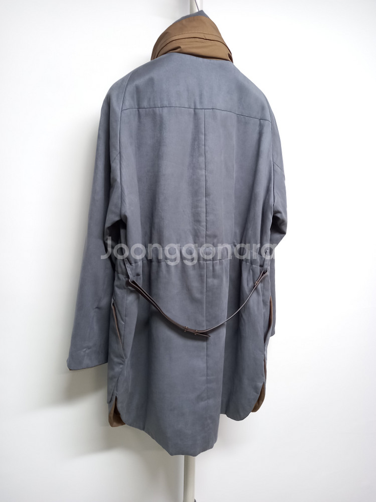 타임 얇은 엠보 패딩 코트 44.55--3