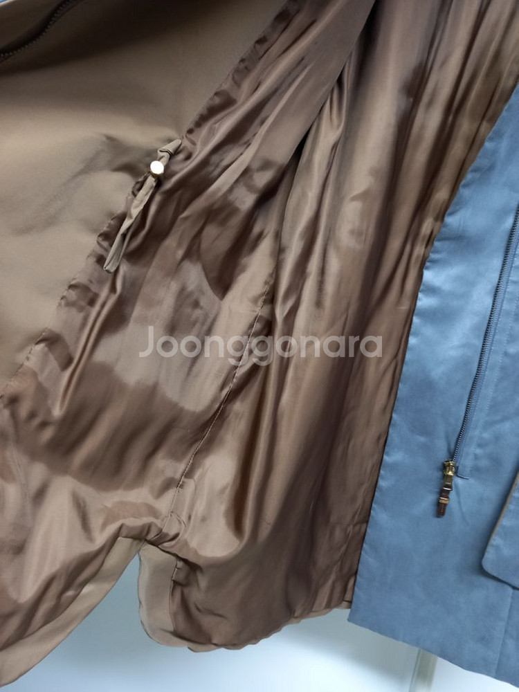 타임 얇은 엠보 패딩 코트 44.55--6