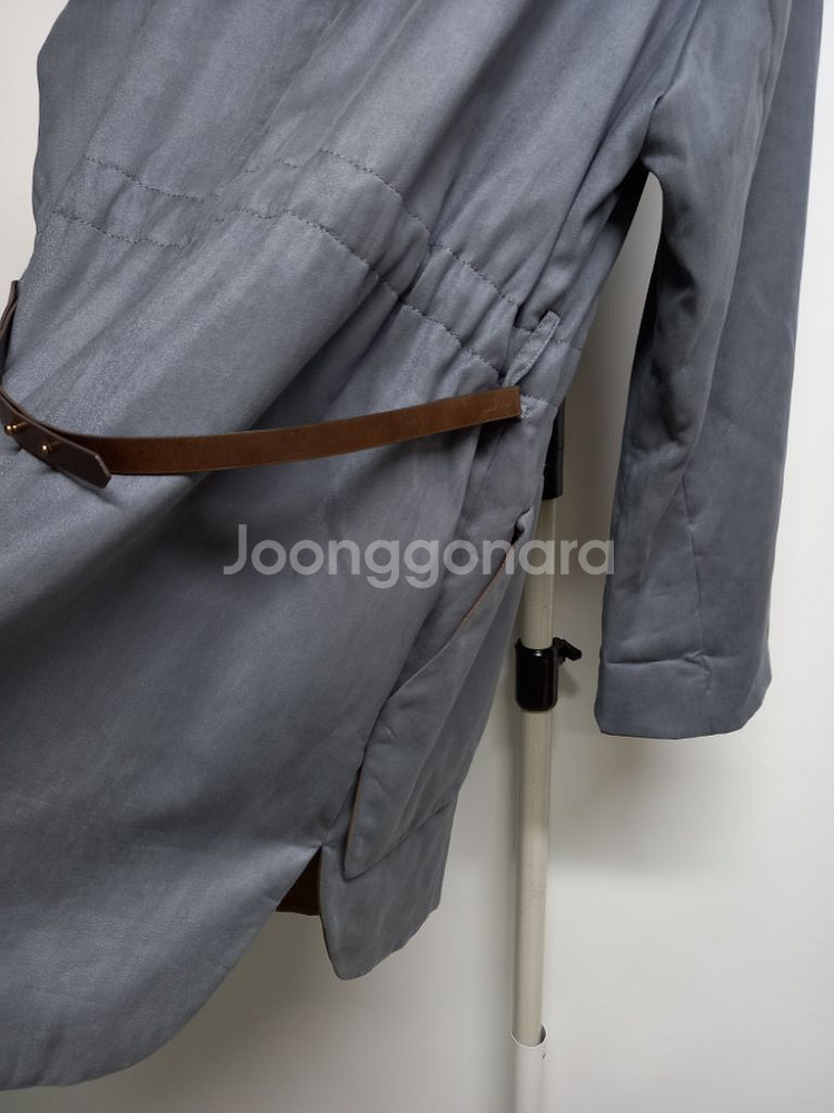 타임 얇은 엠보 패딩 코트 44.55--5