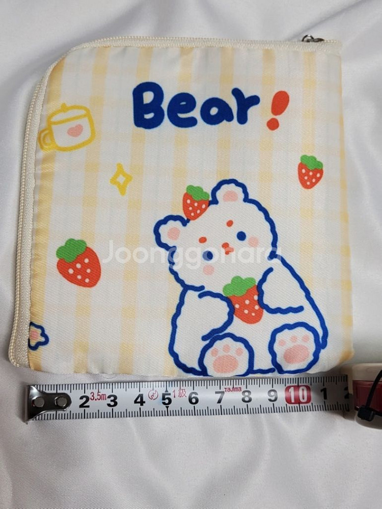 새제품 다용도 파우치 정사각형 토끼 곰 개당 가격--4