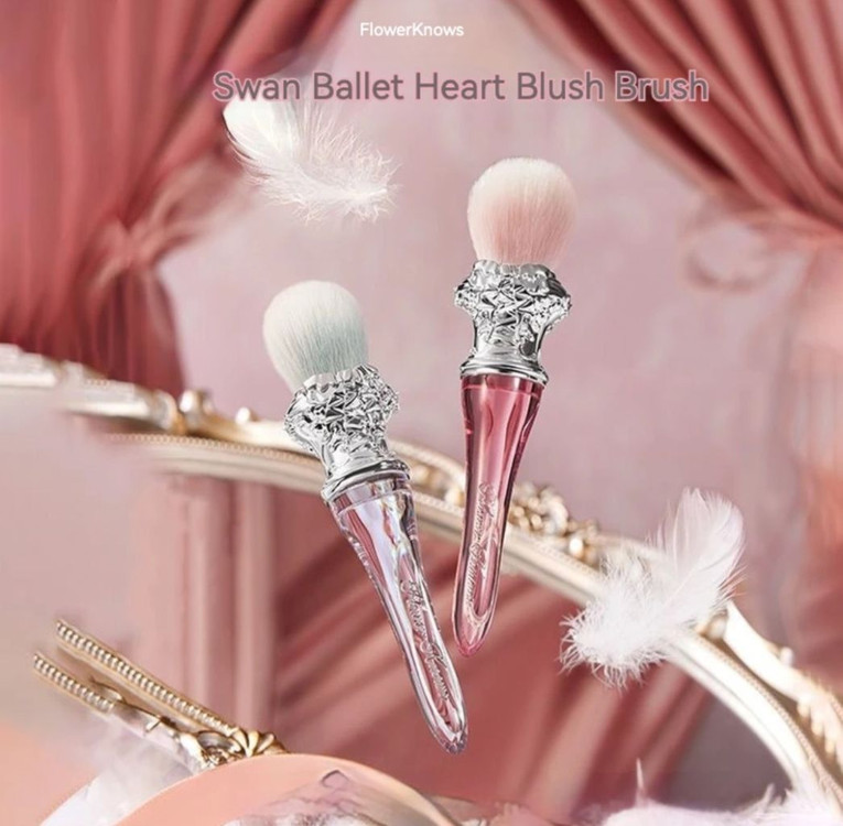 (정품)플라워 노즈 스완 발레 블러셔 발레코어 브러쉬--1