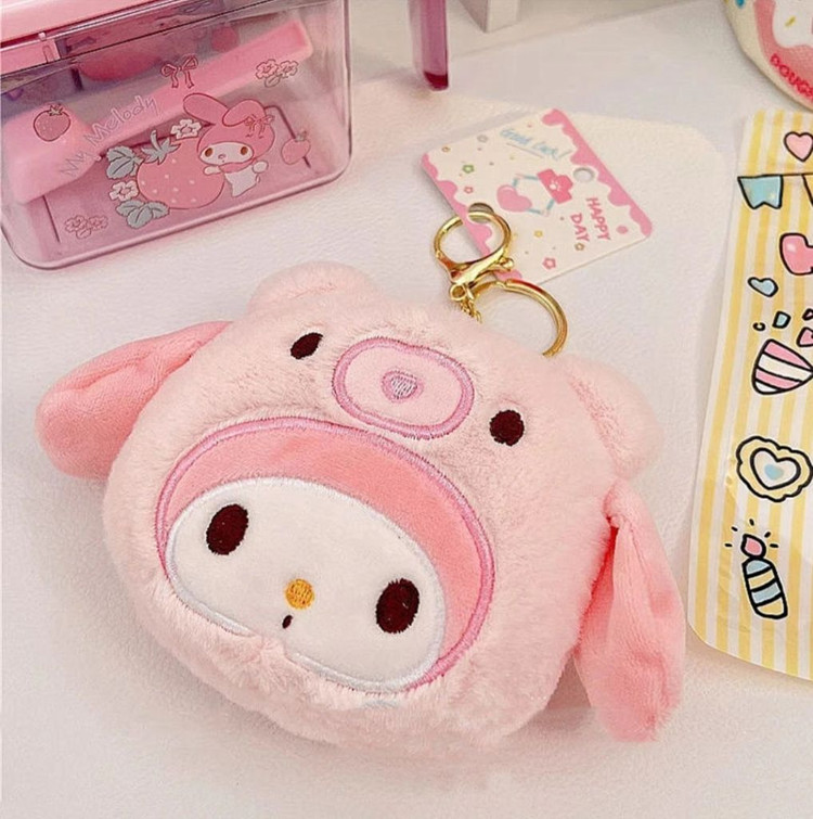 산리오 키링 지갑(쿠로미,시나몬롤,멜로디)--4