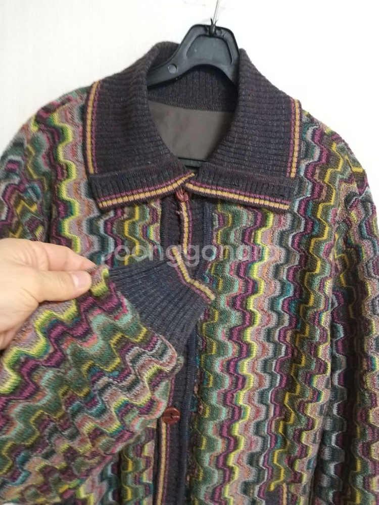 여성 방풍 울가디건 (100)--1