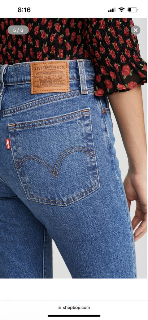 새상품 Levis Wedgie Straight Jean--3