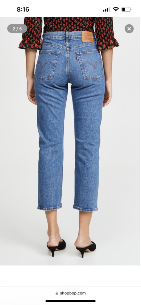 새상품 Levis Wedgie Straight Jean--1