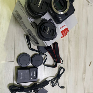 캐논 m50 mark2 15-45mm, 22mm, 더미