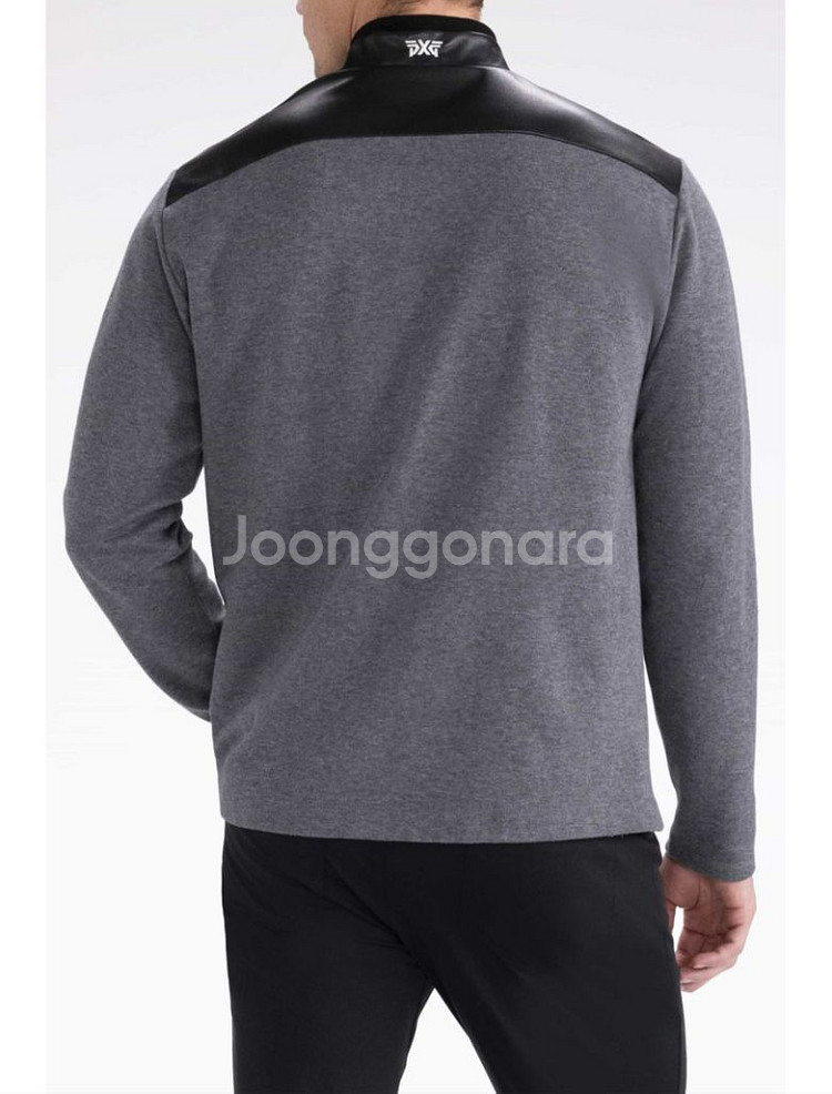 [2xl] pxg 퀄티드 저지 1/4 집업 긴팔 정품--2