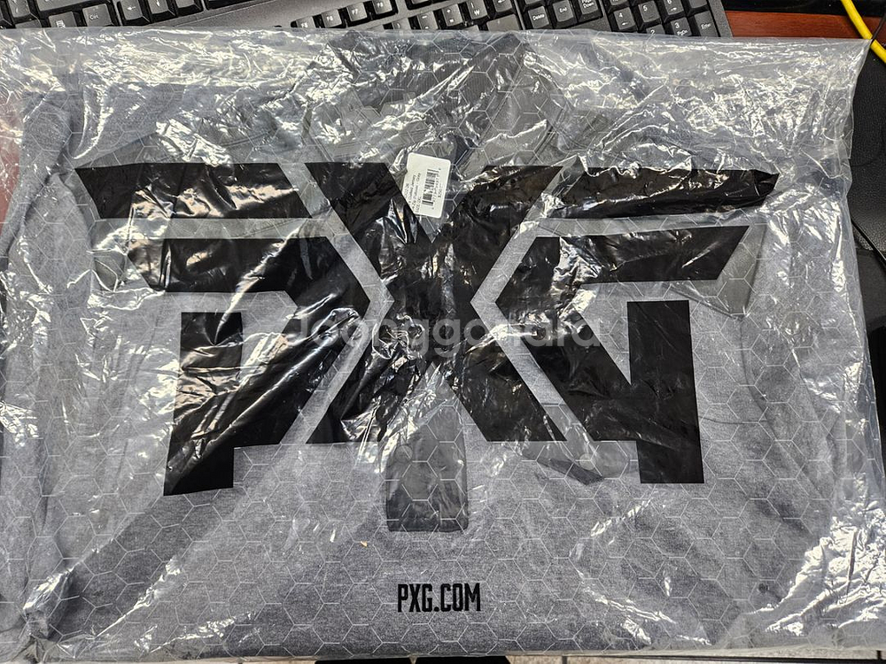 [2xl] pxg 퀄티드 저지 1/4 집업 긴팔 정품--3