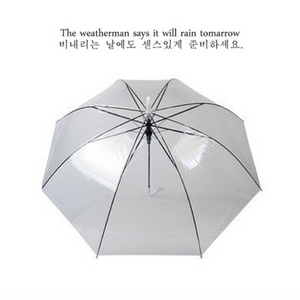 [미사용/새제품] 투명우산 50개