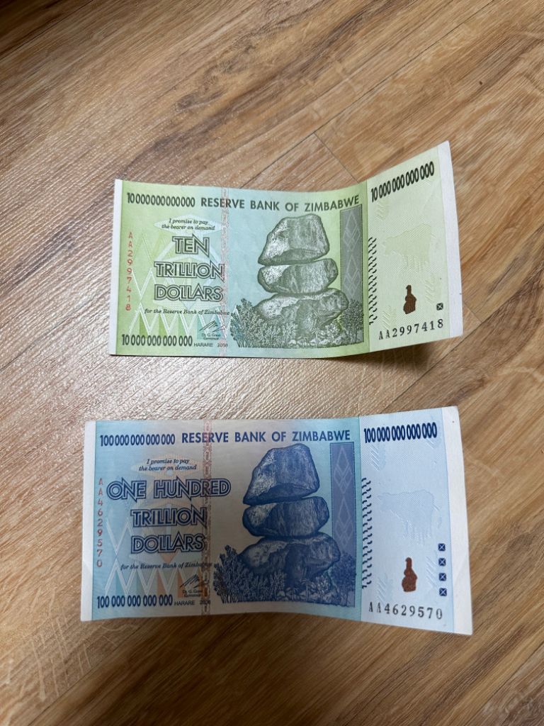 짐바브웨 100조, 10조 달러 | 중고나라 - 안심되는 중고거래