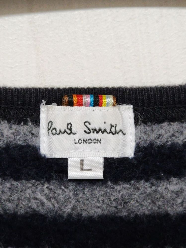 (M) 폴스미스 니트조끼 블랙 베스트 무지 이미지