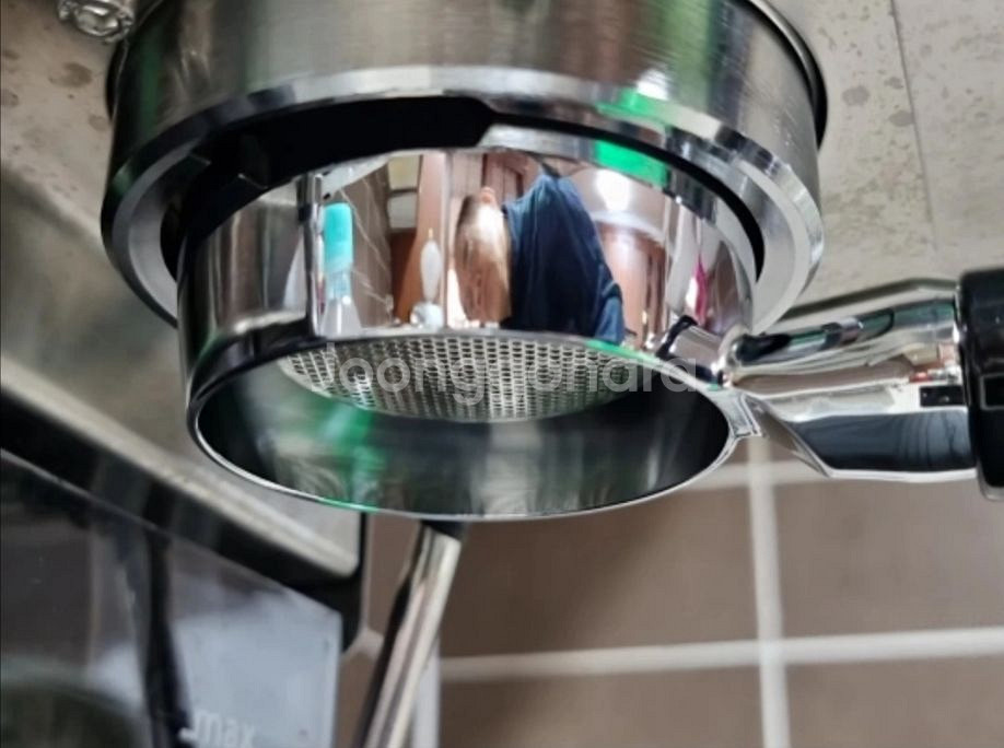 바텀리스 포터필터 58mm 최고급 원목 샤카테 메탈--5