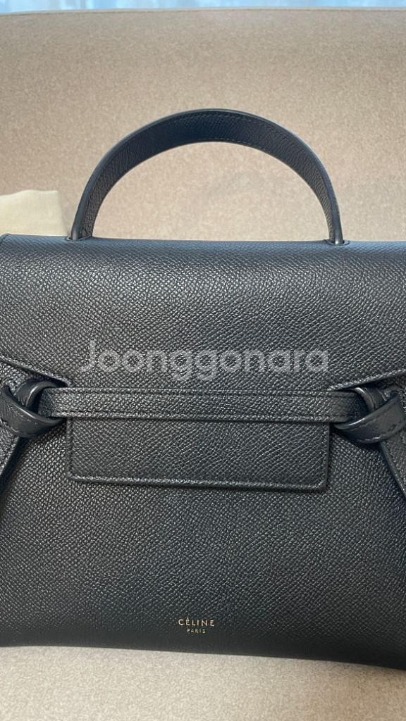 셀린느 벨트백 나노 블랙--1