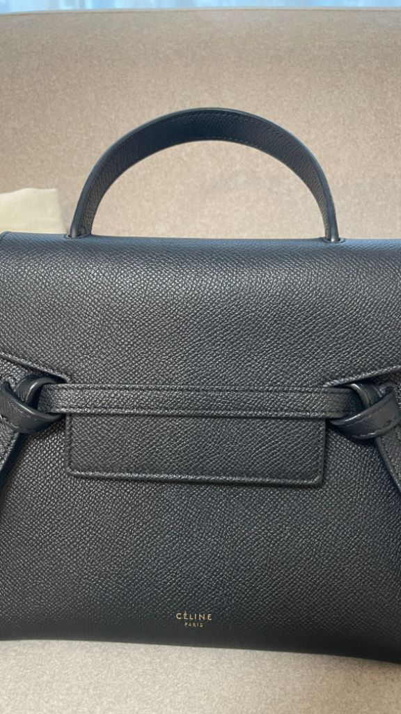 셀린느 벨트백 나노 블랙--1