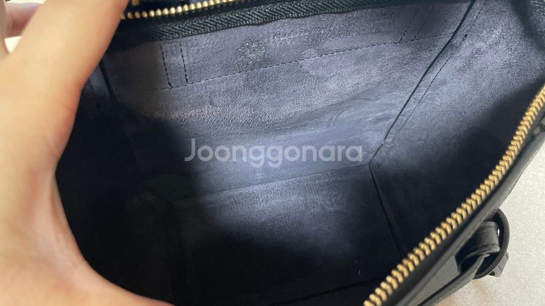 셀린느 벨트백 나노 블랙--9