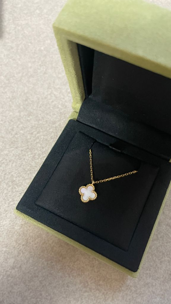 반클리프아펠 스위트 알함브라 마더오브펄 목걸이--2