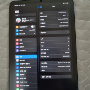 아이패드 미니6 wifi 256기가