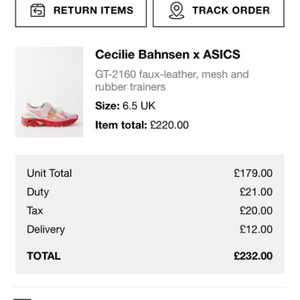 아식스 Asics x Cecilie Bahnsen