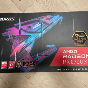 기가바이트 rx6700xt ELITE 12gb