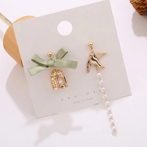 새장 드롭귀걸이