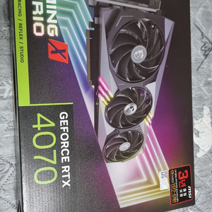 MSI GEFORCE RTX 4070TRIO 미개봉상품