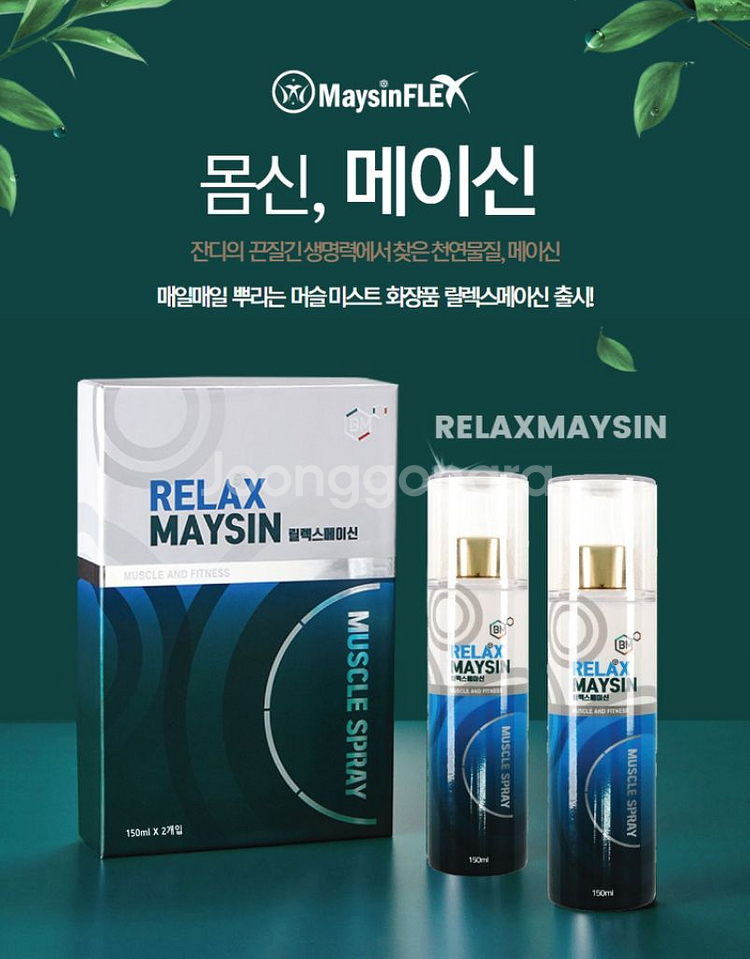 릴렉스메이신 근육통증완화 스프레이--2